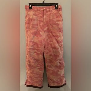 LL Bean Girls Snow Pants Size 12 Great condition